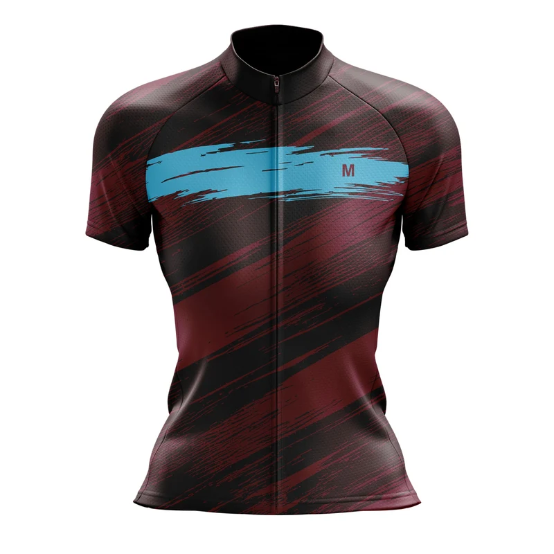 Women's Burgundy Cycling Jersey 26 Edition