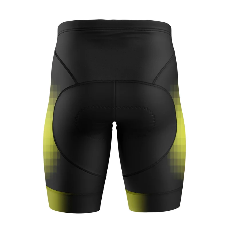 Women Yellow Space Cycling Shorts