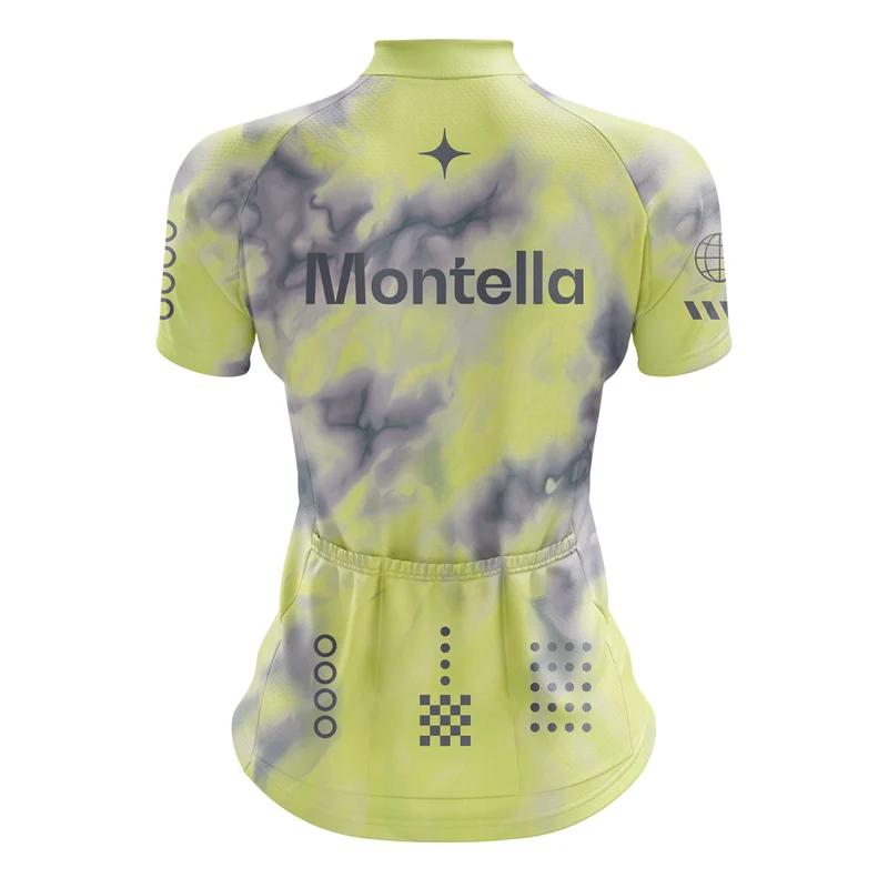 Women's Yellow Galaxy Cycling Jersey or Shorts