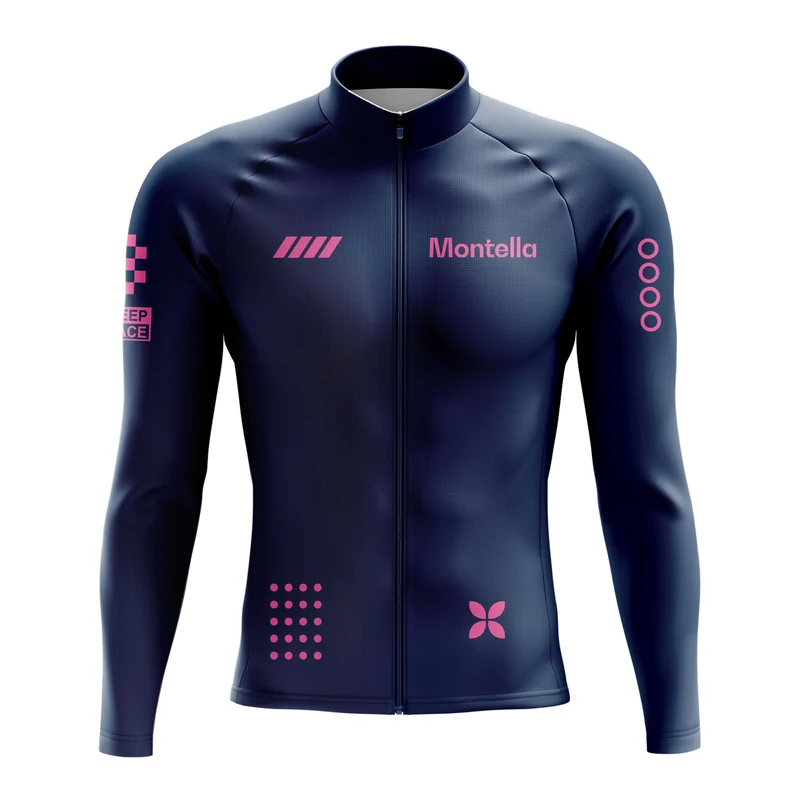 Men's Blue Label Long Sleeve Cycling Jersey 26/28