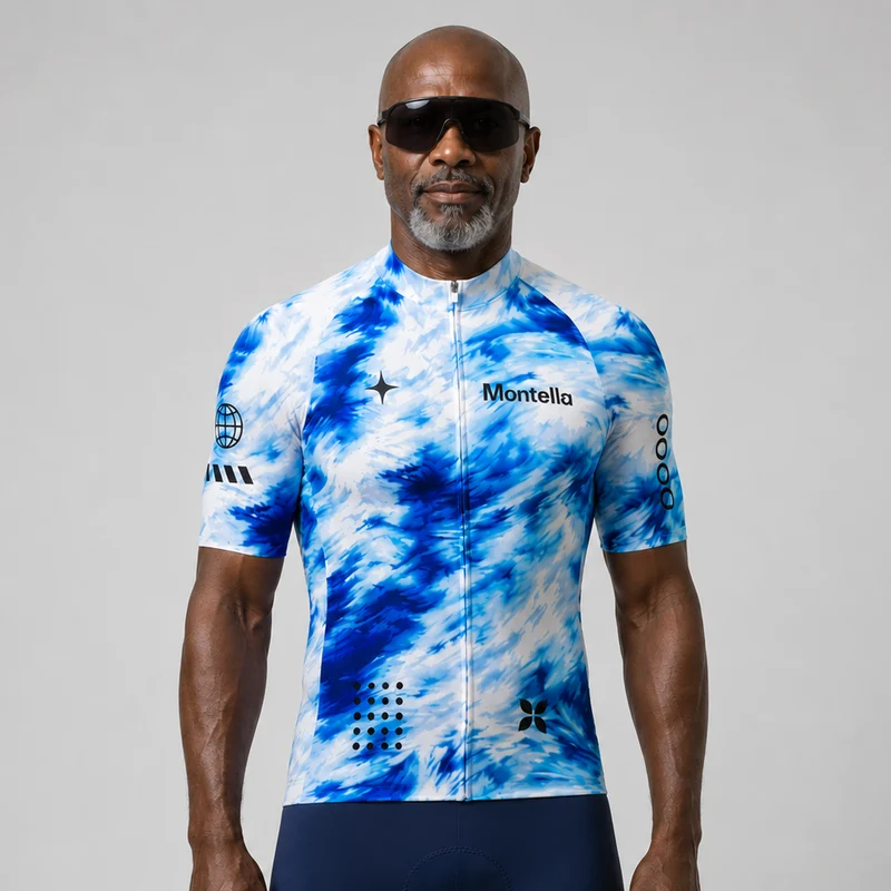 Men's Blue Space Cycling Jersey 26/25