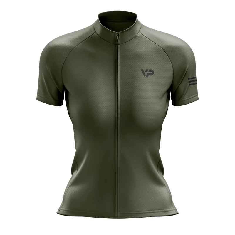 Women's Khaki Cycling Kit