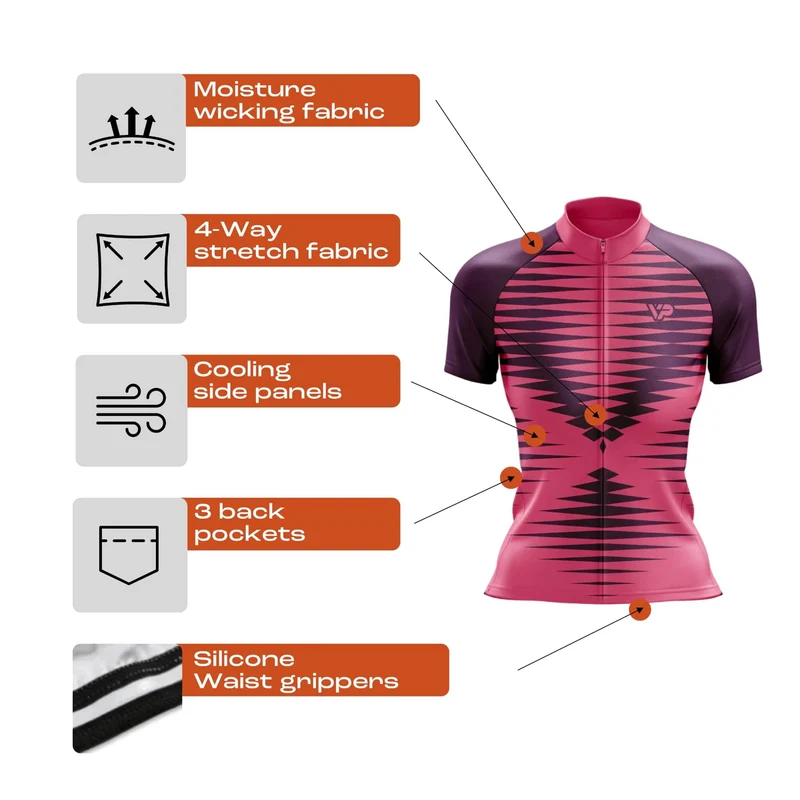 Women's Blue Cycling Kit