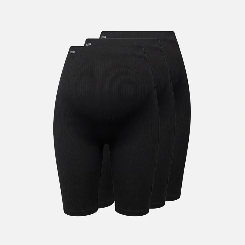Umstandsshorts Seamless | Schwarz