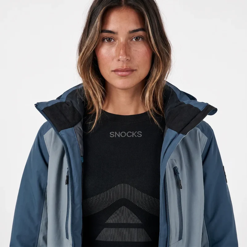 Thermo Longsleeve Damen | Dunkelgrau