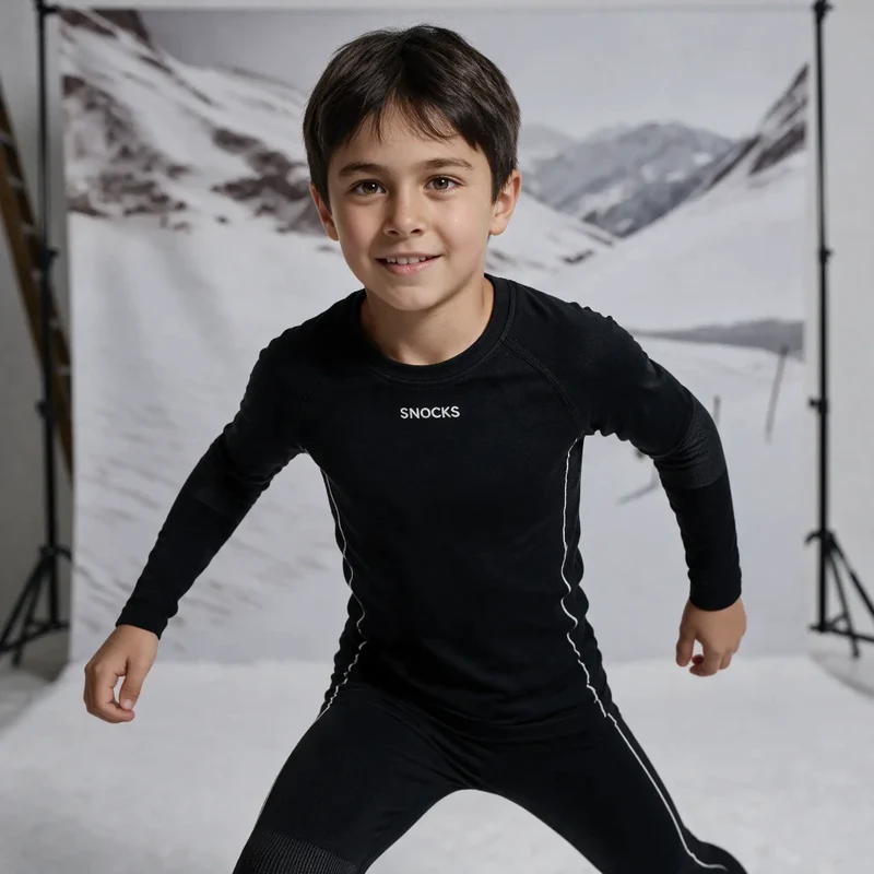 Thermounterwäschen Set Kinder | Dunkelrot