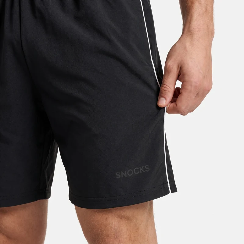Sport Shorts Herren mit Kontraststreifen | Schwarz