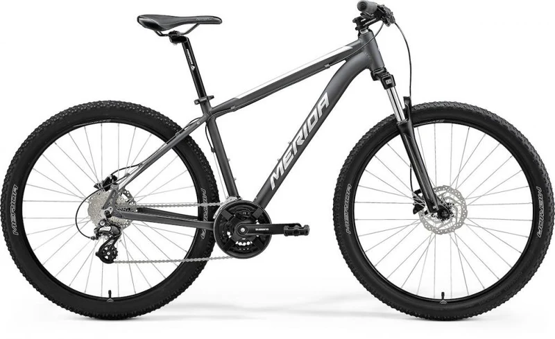 Merida BIG.SEVEN 15 HP2 schwarz/silber S (15) Matt-Dunkelsilber/Si - modernes Hardtail-MTB
