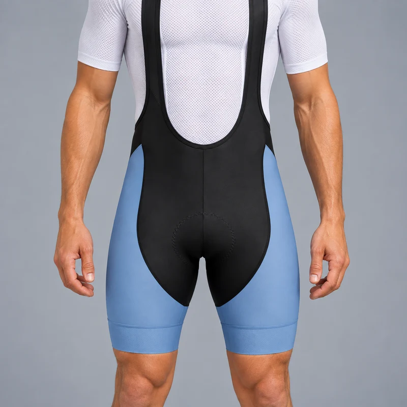 Light Blue Bib Shorts