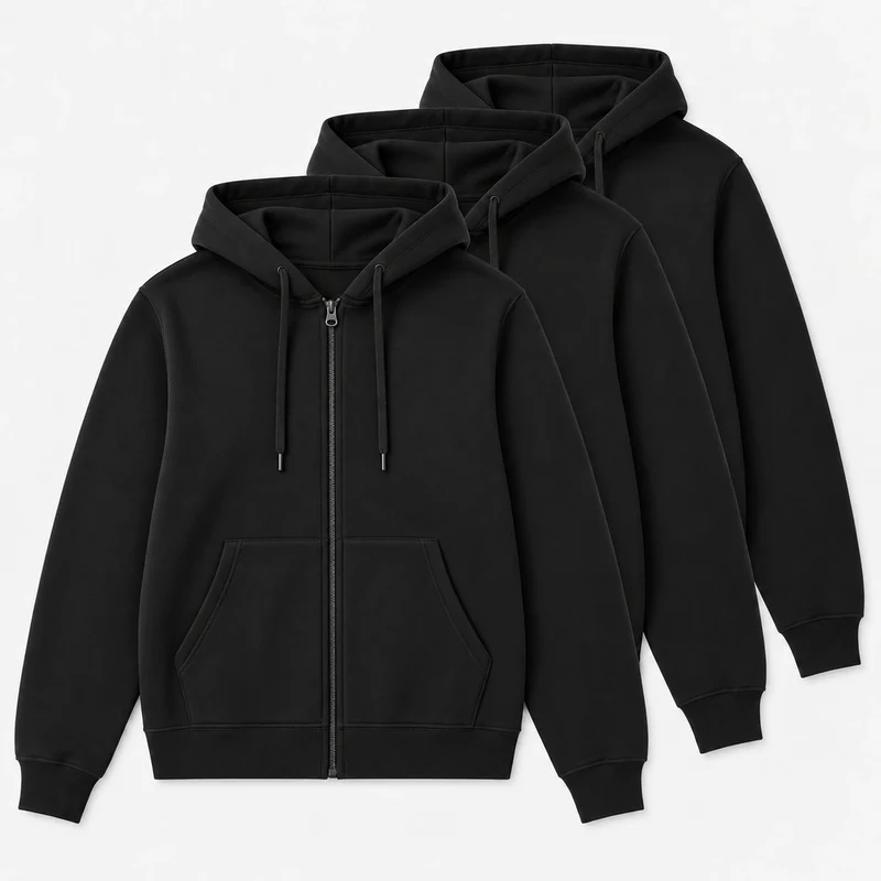 Sweatjacke Herren | Schwarz