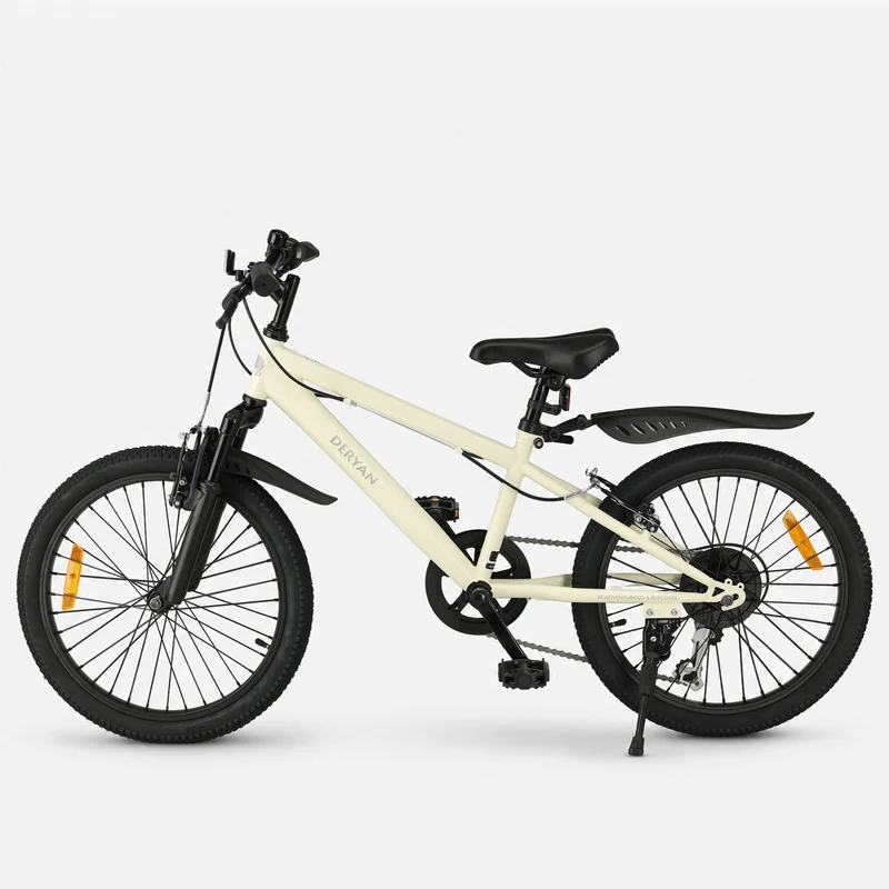 Kinder-Mountainbike 20 Zoll – Cremefarben