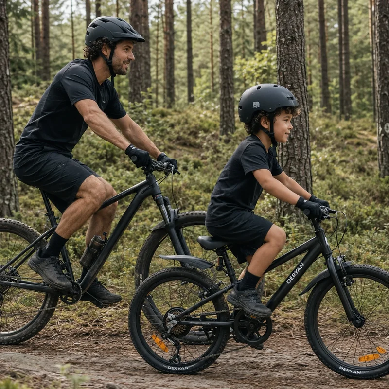 Kinder-Mountainbike 20 Zoll – Schwarz