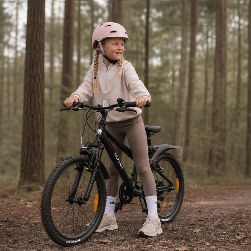 Kinder-Mountainbike 20 Zoll – Schwarz