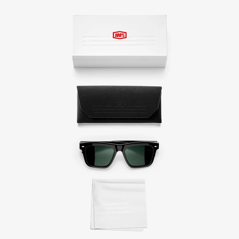 ATSUTA Polished Black GreyGreen Lens