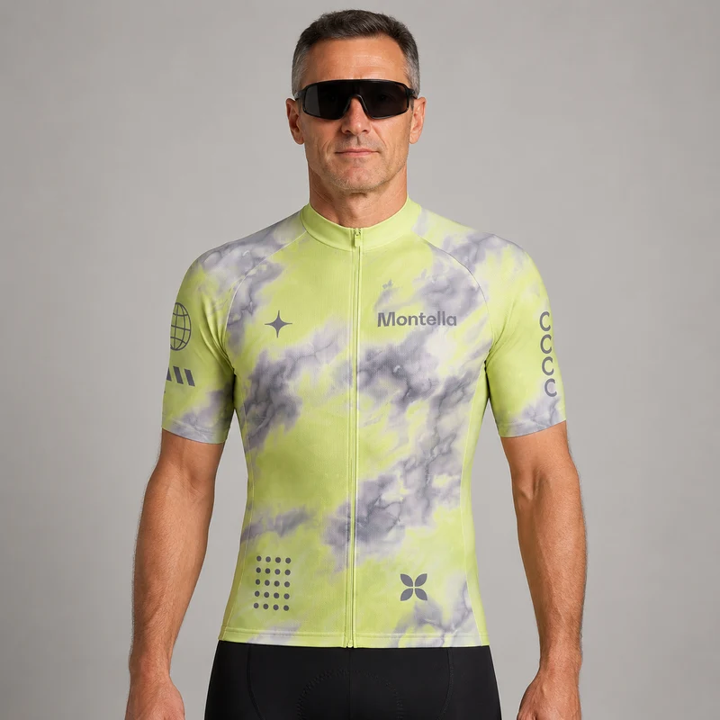 Men's Space Yellow Cycling Jersey or Bib Shorts 26/21 Edition