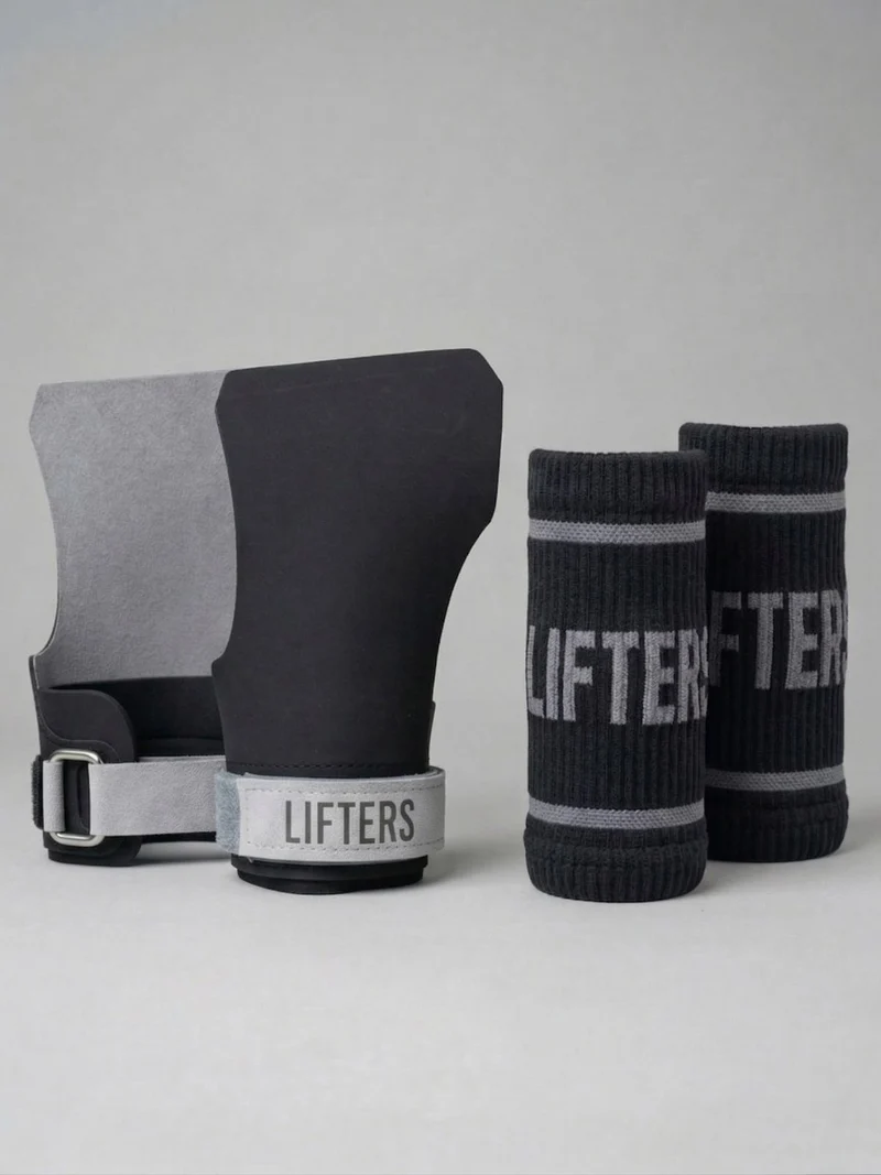 Lifters Grips Elite Series Schwarz Grau