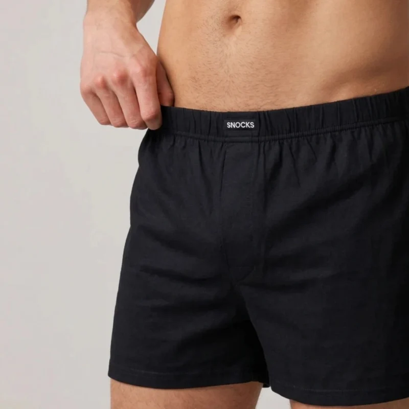 American Boxershorts Jersey | Mix (Dunkelblau/Blau/Hellgrau)