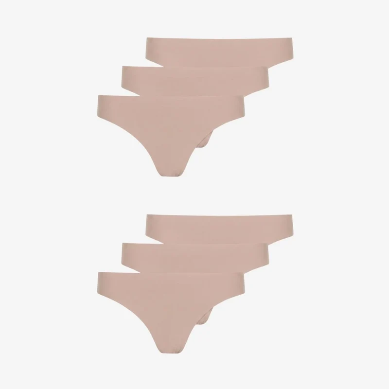 Microfiber Seamless Tanga | Beige