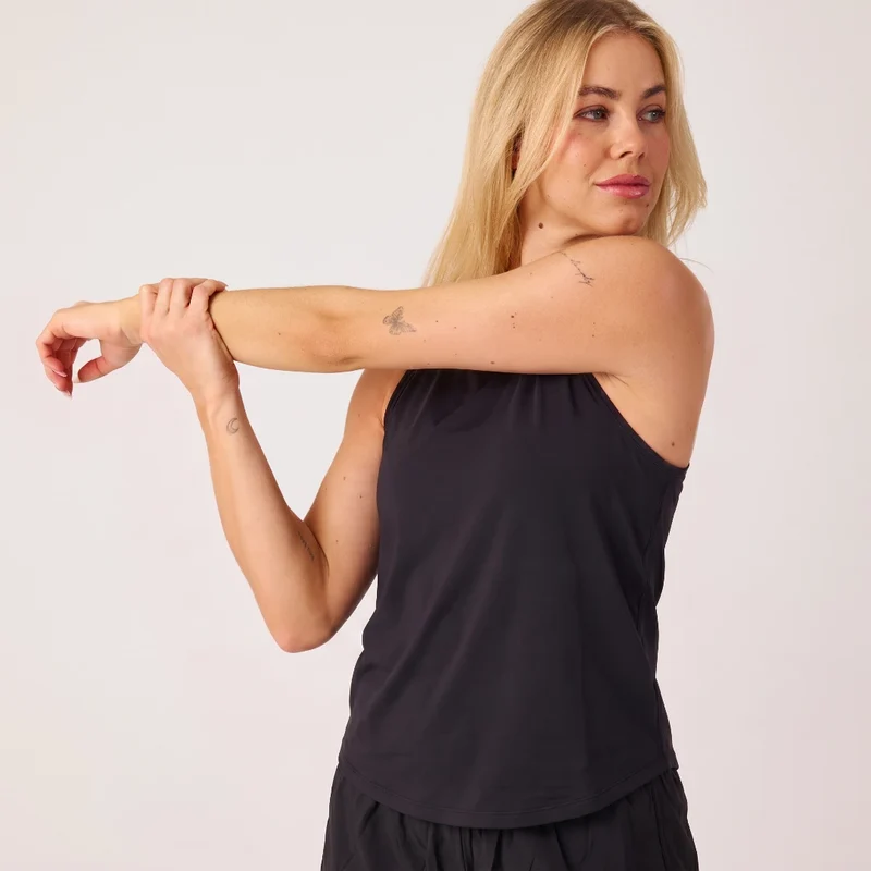 Sport Tank Top Damen | Schwarz