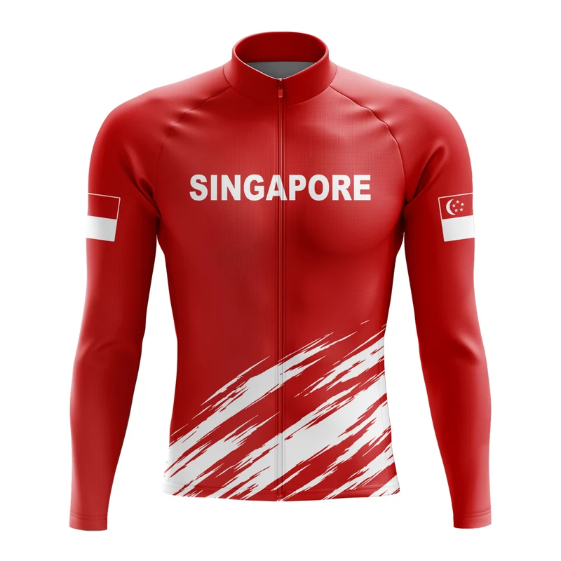 Singapore Long Sleeve Cycling Jersey