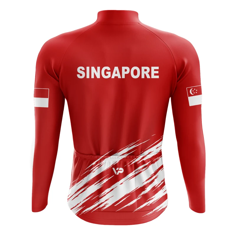 Singapore Long Sleeve Cycling Jersey