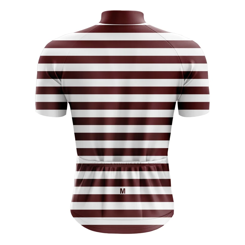 Men's Burgundy Lines Cycling Jersey 26/15 Edition