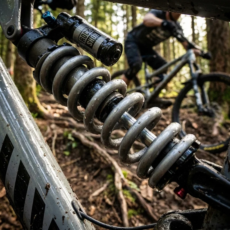 Rockshox Feder f.HR Dämpfer Vivid/Kage grau f. 350LB 267x89