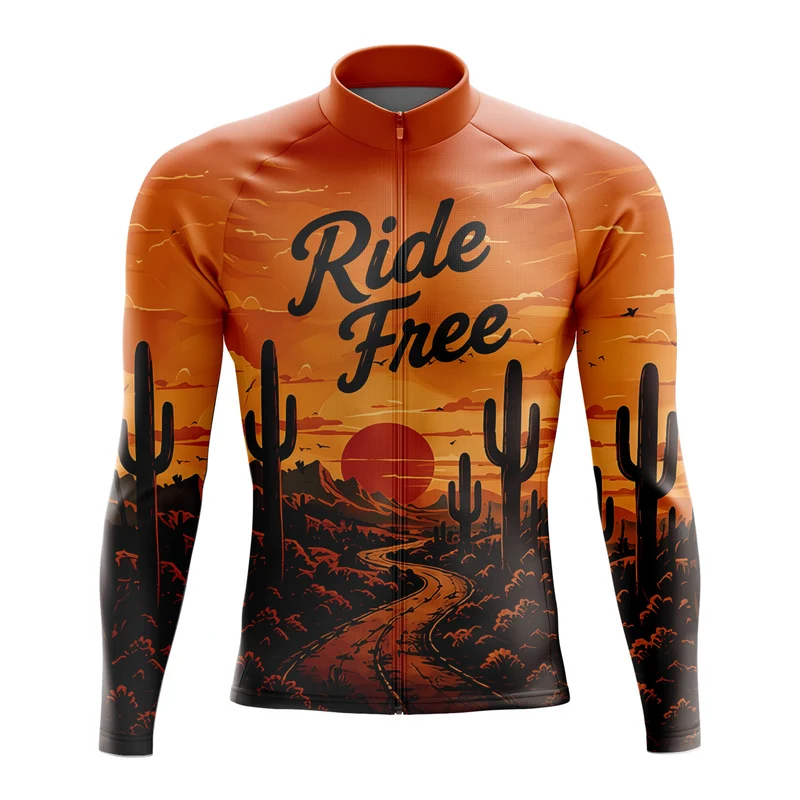 Ride Free Long Sleeve Cycling Jersey