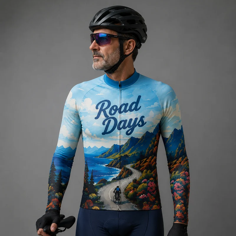 Road Days Long Sleeve Cycling Jersey