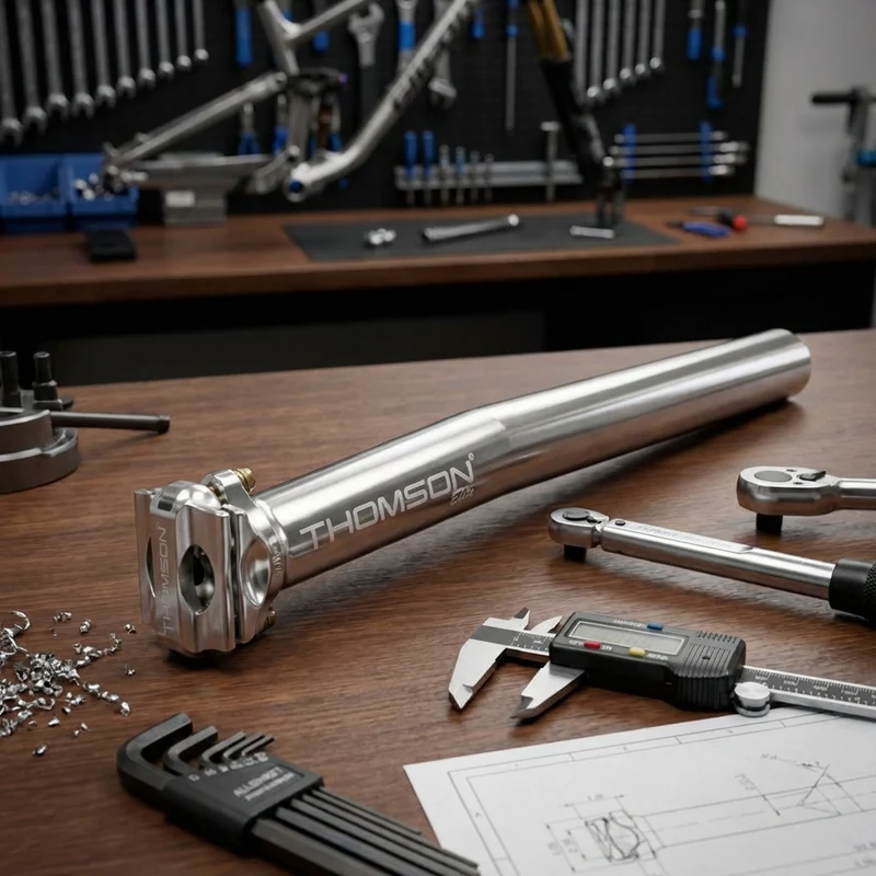 Thomson Patentsattelstütze Elite Ø 27,2mm 330mm silber 16mm Versatz