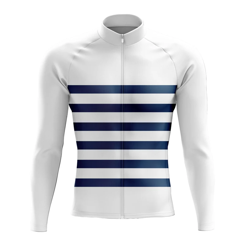 Men's White Long Sleeve Cycling Jersey 26/5 Edition
