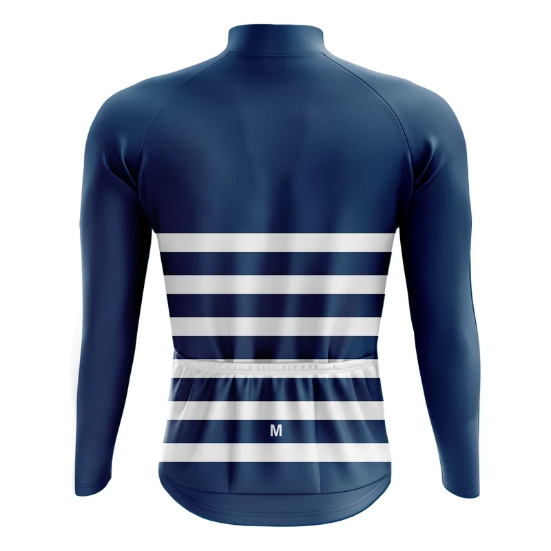 Men's Blue Long Sleeve Cycling Jersey 26/4 Edition