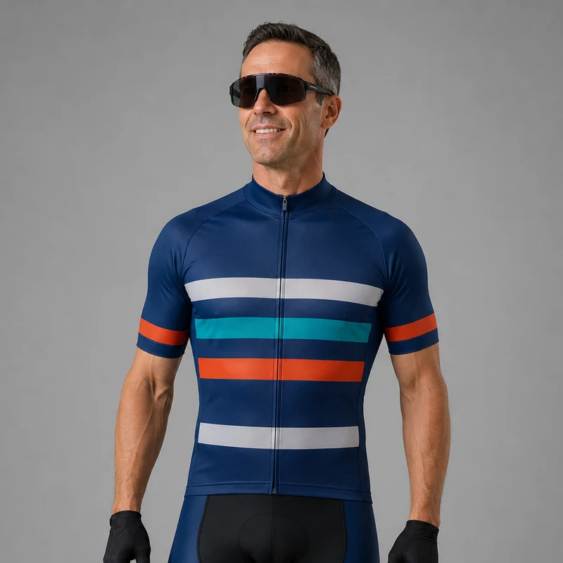 Men's Blue Cycling Jersey or Bib Shorts 26/6 Edition