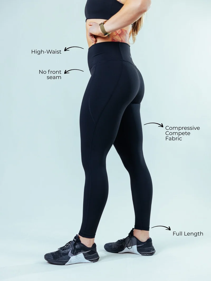 Compete High-Waist Full Length Leggings
