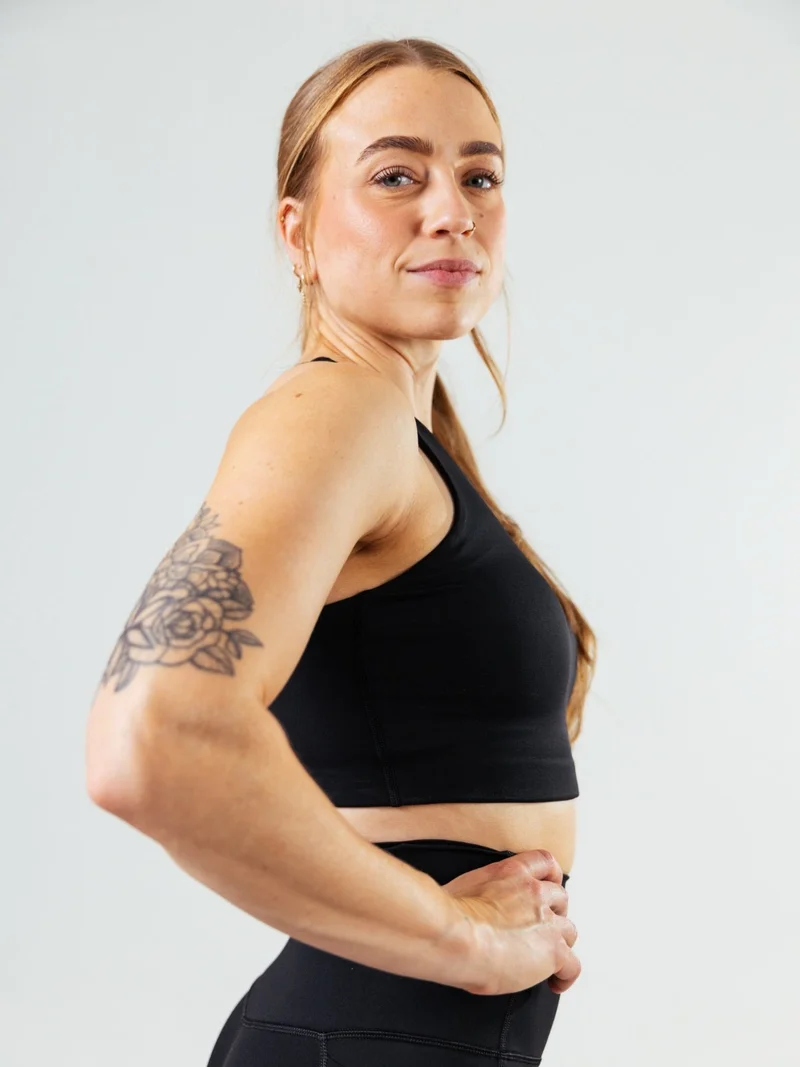 Race High Neck Bra