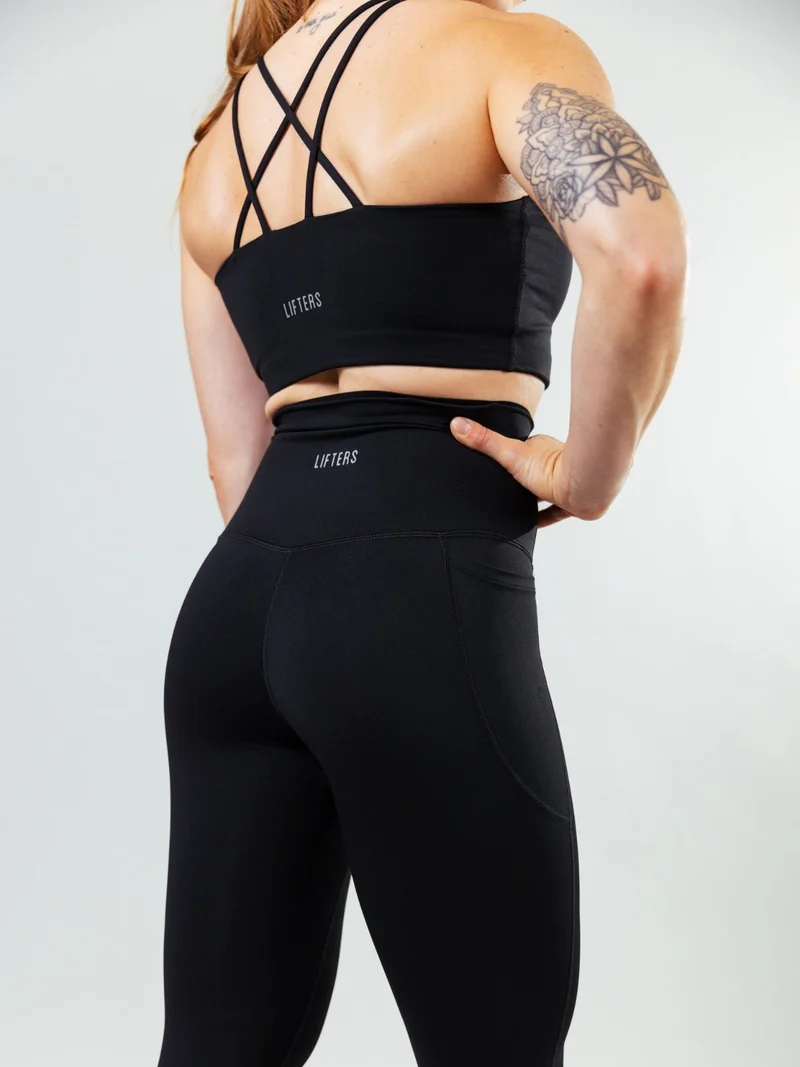 Race High Neck Bra