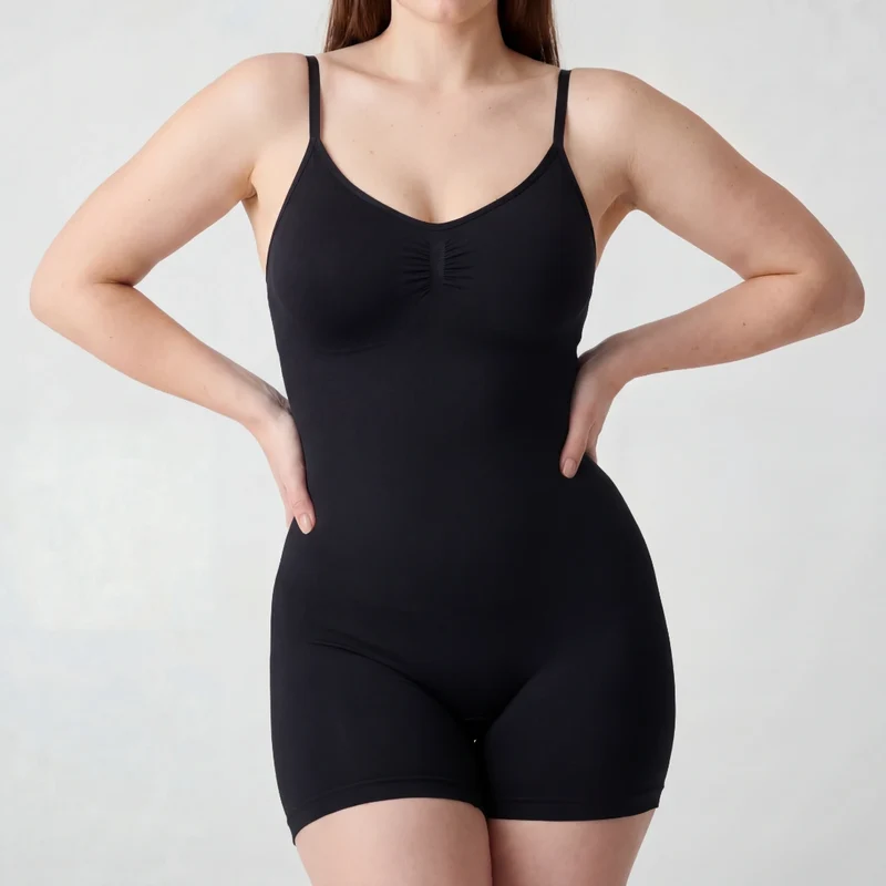 Shaping Bodysuit mit Po-Push-up | Schwarz