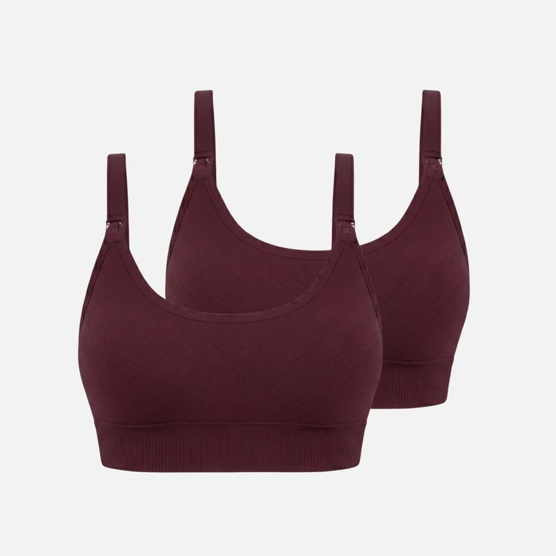Umstands-BH Seamless | Dunkelrot