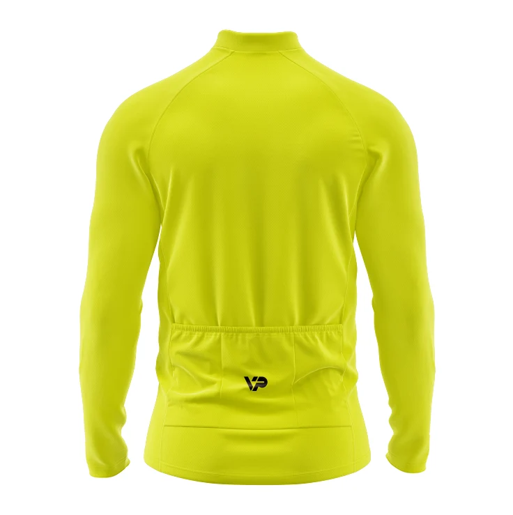 Hi Viz Long Sleeve Cycling Jersey