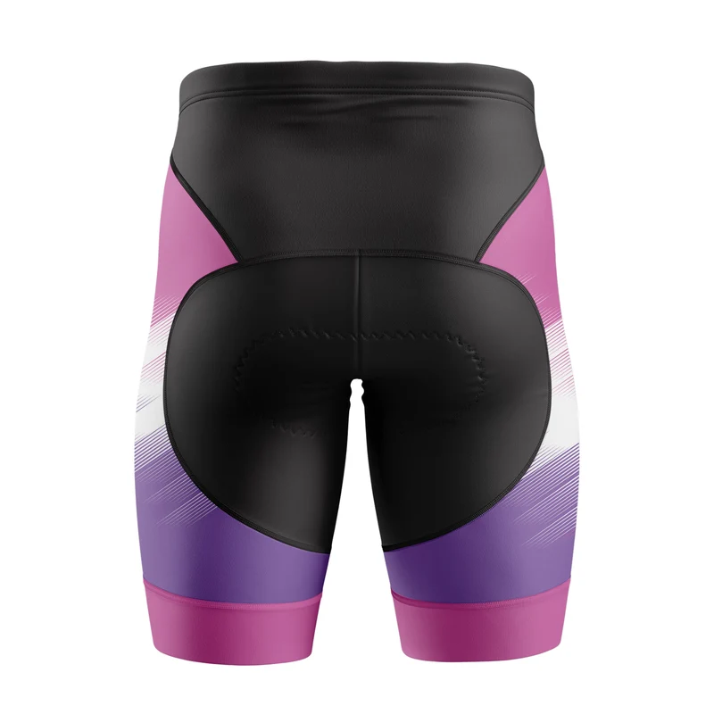 Women's Pink Gradient Cycling Jersey or Shorts