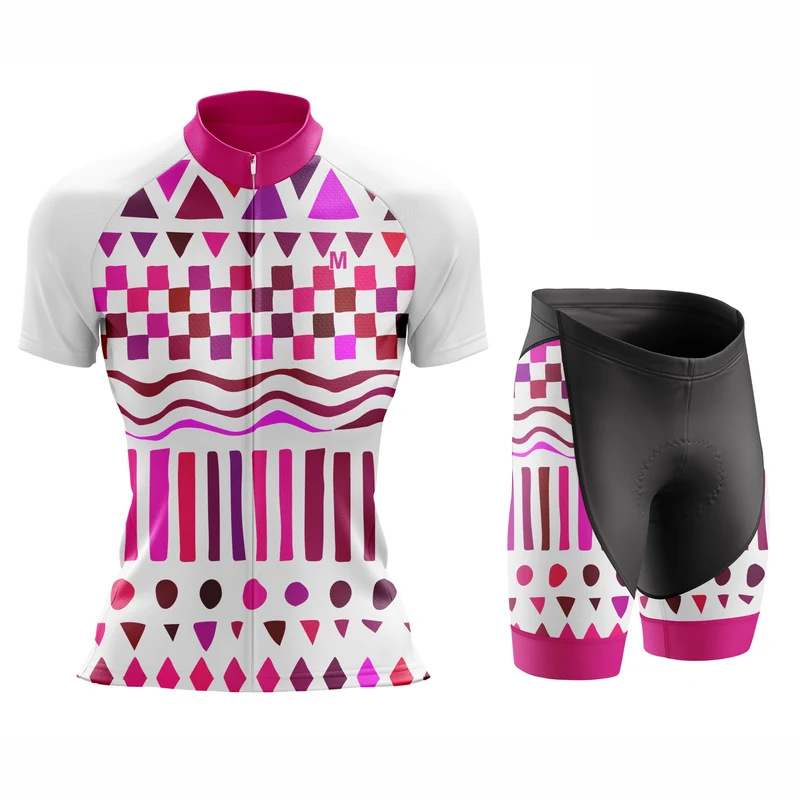 Women's Tribe Cycling Jersey or Shorts - White
