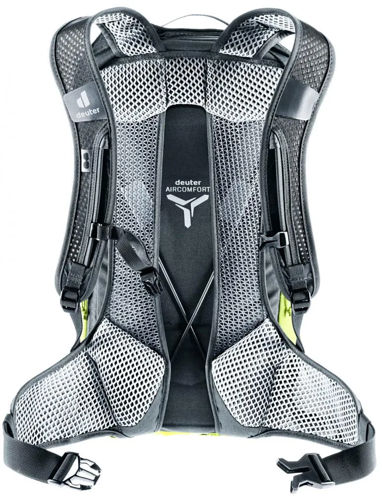 Deuter Race Air 14+3 Fahrradrucksack Citrus-Graphite - extrem leichter Bike-Rucksack mit Aircomfort