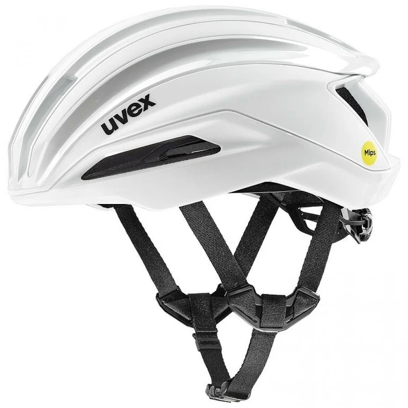 uvex surge aero MIPS Rennradhelm white matt 56-59cm, Aero-Cover, MIPS Air Node, Brillengarage, reflektierend, Top Sicherheit & Aerodynamik