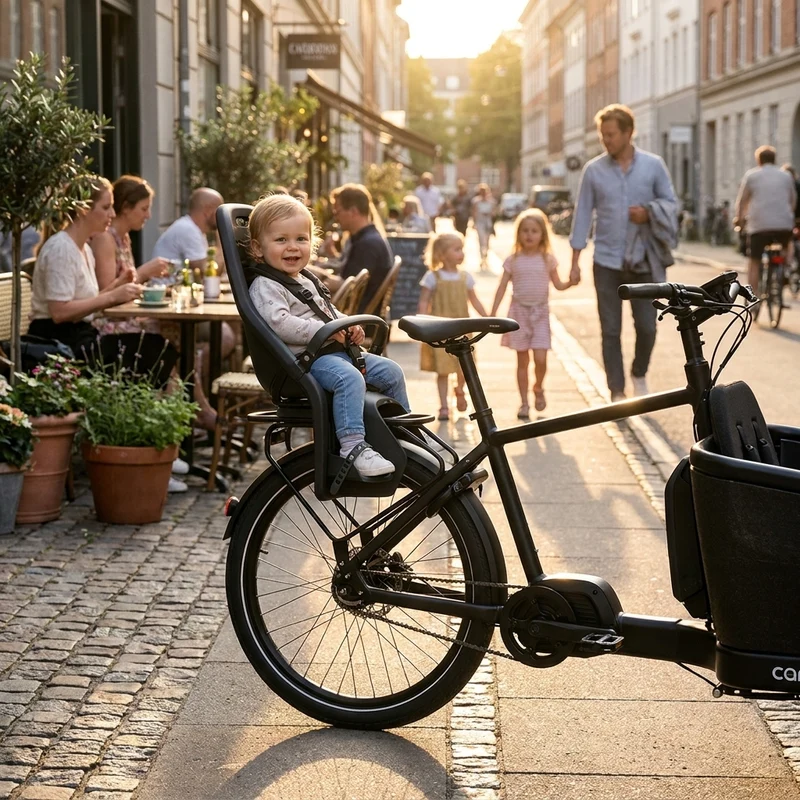 Carqon Gepäckträger schwarz für Classic Cruise + Flatbed