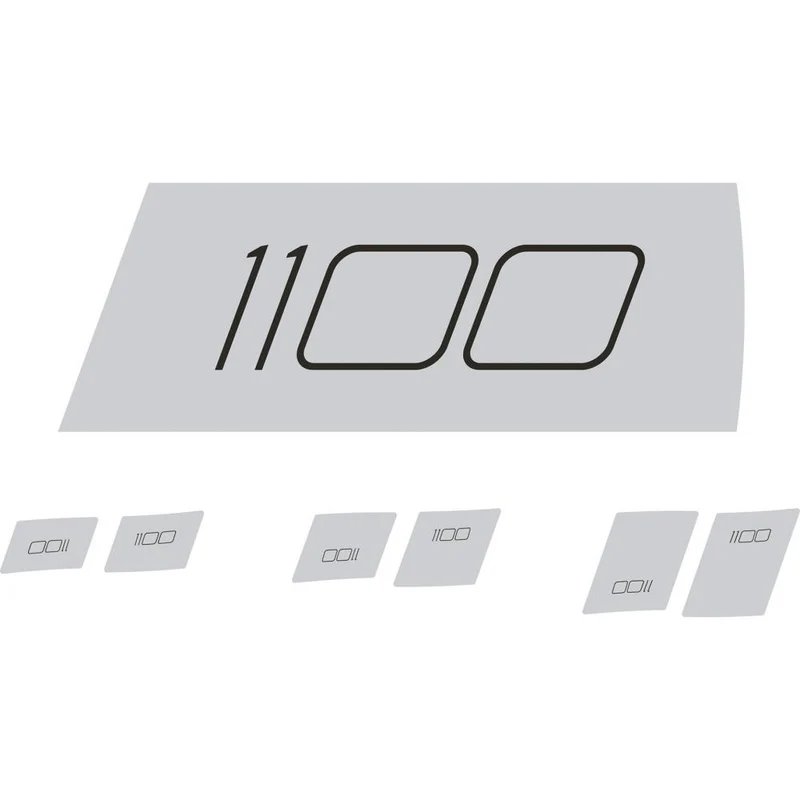 DT Swiss Decal-Set für Laufrad ARC 1100 Dicut Disc 29 Zoll Chrom - edles Upgrade - Aufkleber