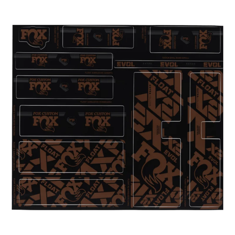 2021 FOX Float X2 Evol Decal Kit | Custom Root Beer