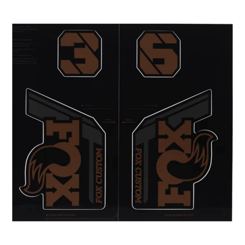 2021 FOX Float X2 Evol Decal Kit | Custom Root Beer