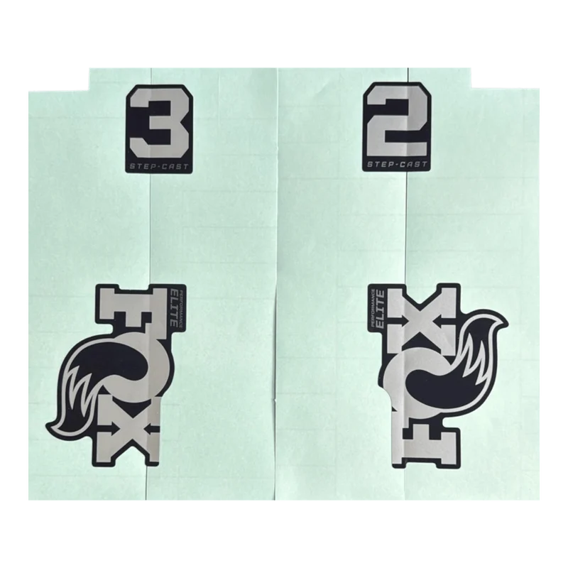 2025 FOX 32 SC Performance Elite Decal | Gloss Black Background