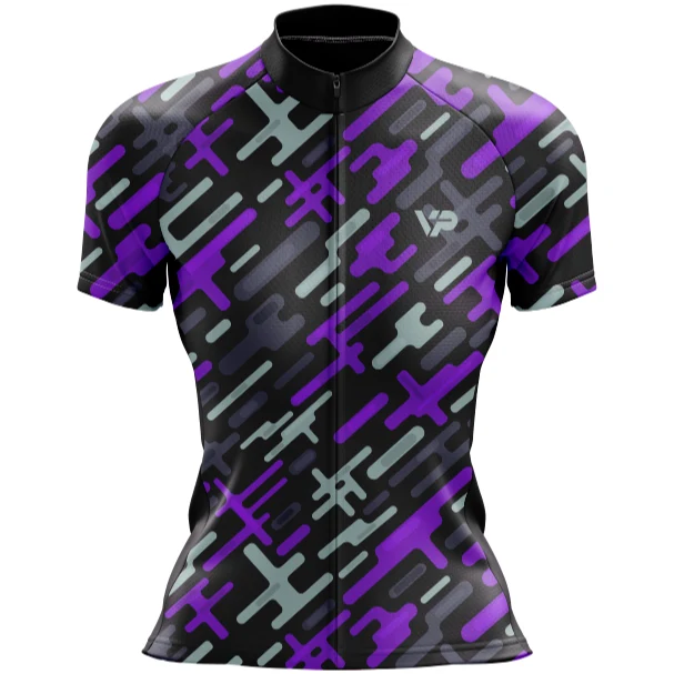 Women's Purple Cycling Jersey