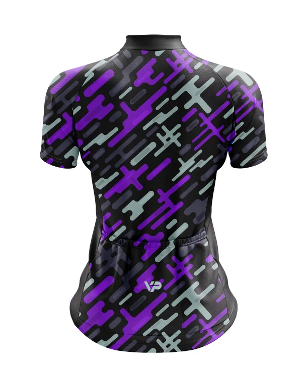Women's Purple Cycling Jersey